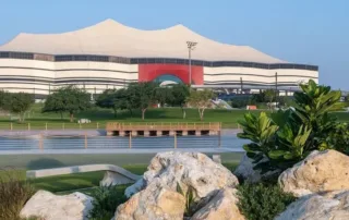 al bayt stadium in qatar
