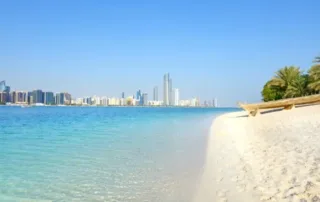 beaches in abu dhabi uae