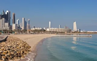 beaches in kuwait