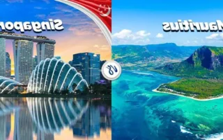 mauritius vs singapore infographic